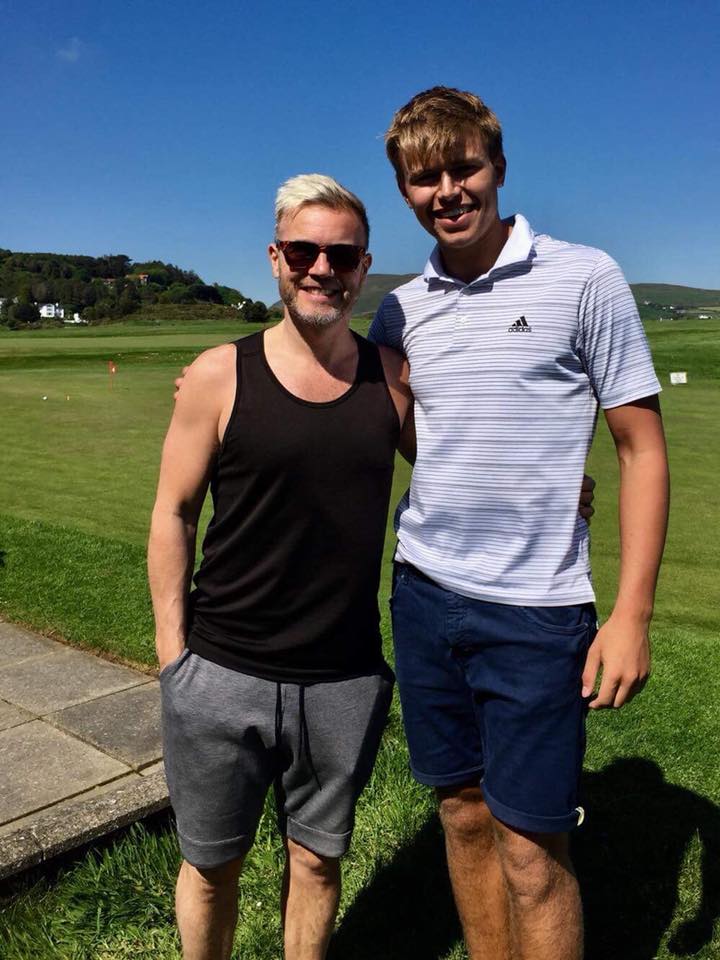 Gary Barlow visiting the Isle of Man